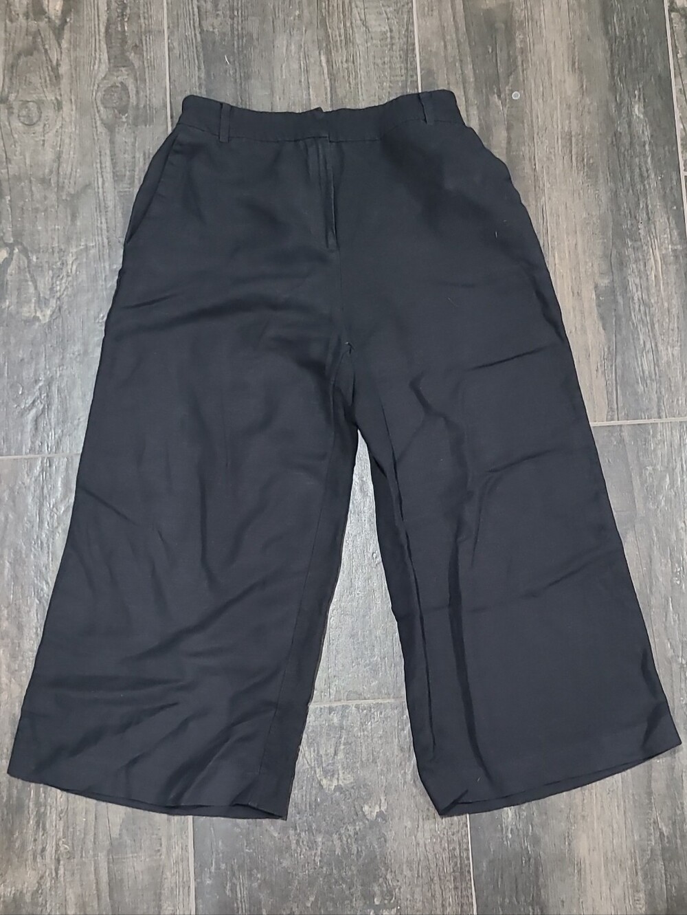 Worthington Black Wide-Leg Chinos